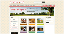 Desktop Screenshot of frosburys.co.uk