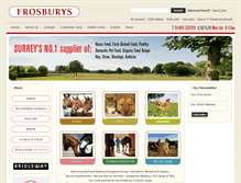 Tablet Screenshot of frosburys.co.uk